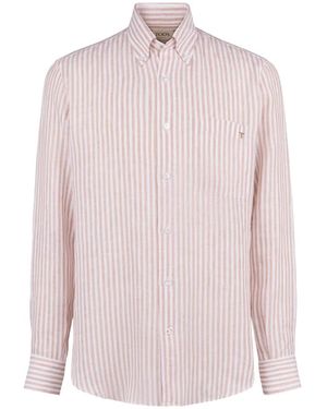 Tod's Striped Buttoned Shirt - Pink