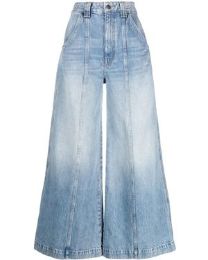 KHAITE Jackie Wide-Leg Jeans - Blue
