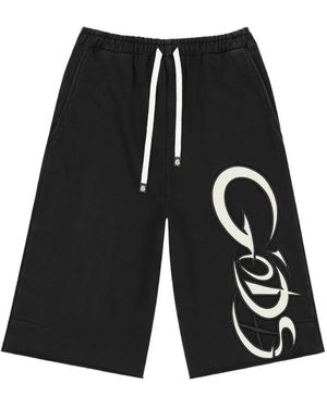 Godspeed New Age Graphic-Print Shorts - Black
