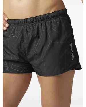 Reebok Elasticated-Waistband Shorts - Black