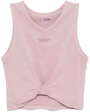 Izzue Canotta Drappeggiata - Rosa