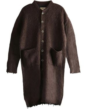 Uma Wang Two-Tone Cardigan - Black