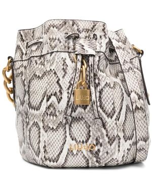Liu Jo Medium Ecs Bucket Bag - White
