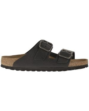 Birkenstock Arizona Leather Sandals - Black