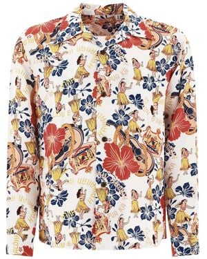 Sun Surf Printed Shirt - White
