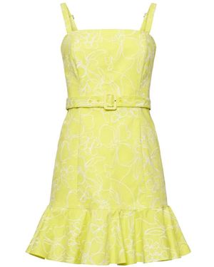Cinq À Sept Tonya Belted Dress - Yellow