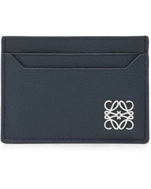 Loewe Anagram Plain Cardholder - Blue