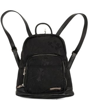 Chrome Hearts Stencil Monogram Seventh Grade Rucksack - Schwarz