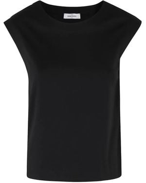Gran Sasso Cap-Sleeve T-Shirt - Black