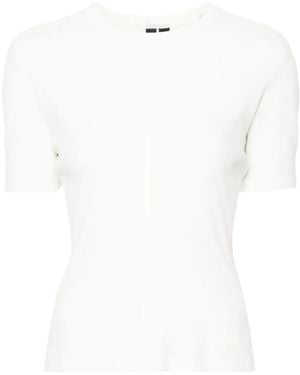 Y-3 Seam-Detail Cotton T-Shirt - White