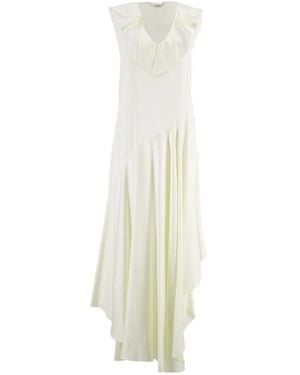 Fendi Ruffled Daily Dress - White