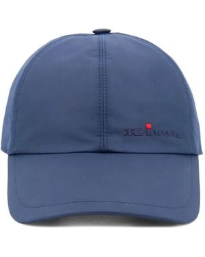 Kiton Logo-Embroidered Baseball Cap - Blue