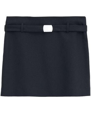 Filippa K Belted Mini Skirt - Blue