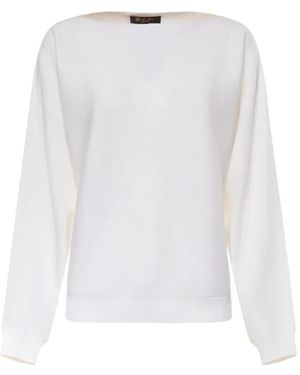 Loro Piana Boat-Neck Jumper - White