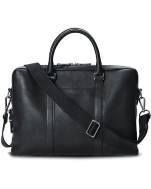 Shinola Navigator Gm Computer Briefcase - Black