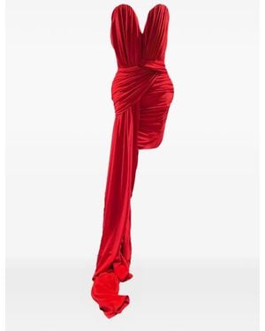 Stella McCartney Asymmetrical Maxi Dress - Red