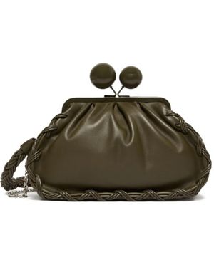 Weekend by Maxmara Wkalecito Sphere-Detail Clutch Bag - Green