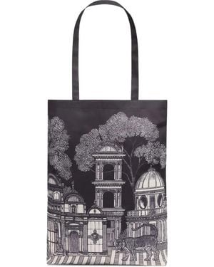 Inoui Edition Schultertasche Mit Print - Weiß