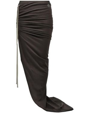 Moncler Adjustable Maxi Skirt - Black