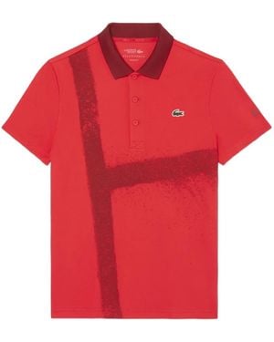 Lacoste X Novak Djokovic Tennis Polo Shirt - Red