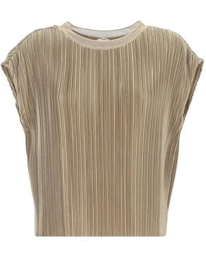 JOSEPH Cedre Pleated Top - Grey