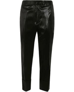SAPIO Pantalones con acabado satinado - Negro