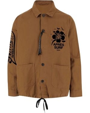 APRÈS SURF Klassische Hemdjacke - Braun