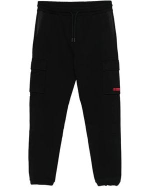 Karl Lagerfeld Cargohose mit geradem Bein - Schwarz