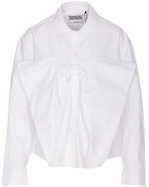 Essentiel Antwerp Bow Shirt - White