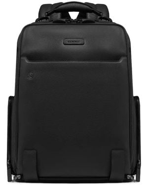 Piquadro Zip Backpack - Black