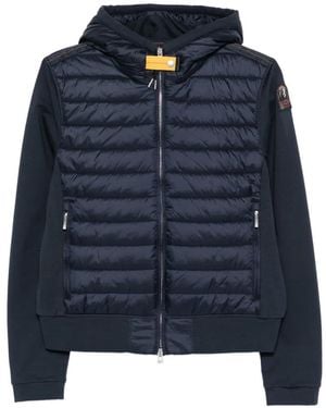 Parajumpers Caelie Hooded Quilted Jacket - Blue