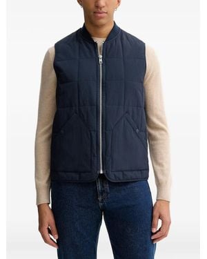 Marc O' Polo Quilted Water-Repellent Jacket - Blue