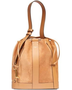 Lancel Medium Elles Bucket Bag - Natural