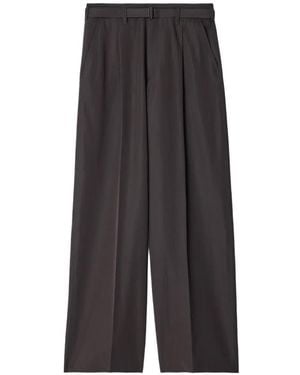 Lemaire Wide Pleated Pants - Gray