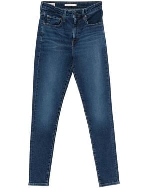 Levi's Dark-wash five-pocket denim jeans - Blau