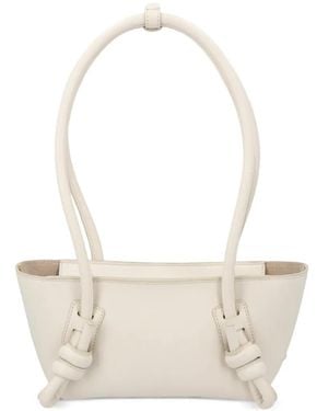 Hereu Bolso De Hombro Fleca Mini Con Nudo - Blanco