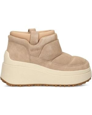 Ash Onix Suede Boots - Natural