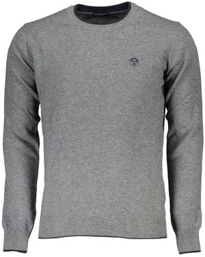 North Sails Pullover Mit Logo-Patch - Grau