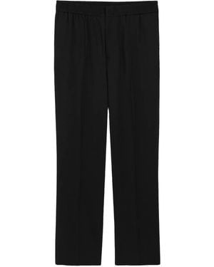 Ami Paris Elasticated Waist Trousers - Black