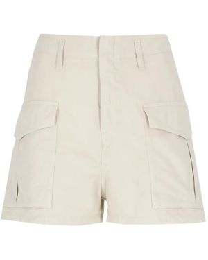 Woolrich Klassische Cargo-Shorts - Weiß