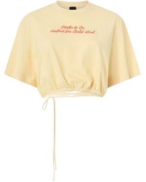 Pinko Drawstring T-Shirt - White