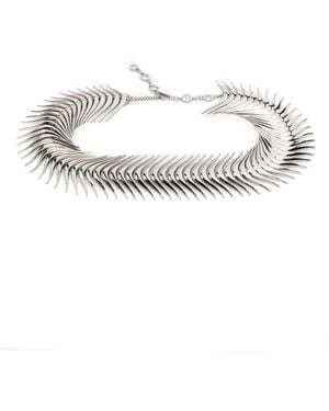 Benedetta Bruzziches Chain-Link Detailing Polished-Finish Belt - Metallic