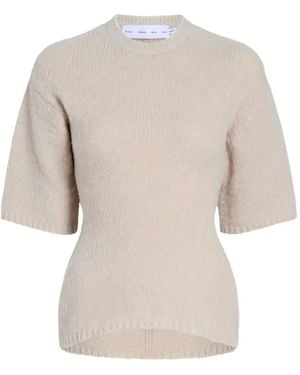 Proenza Schouler Short-Sleeve Dana Jumper - White