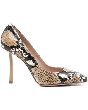 Le Silla Pumps mit eckiger Kappe 90mm - Mettallic
