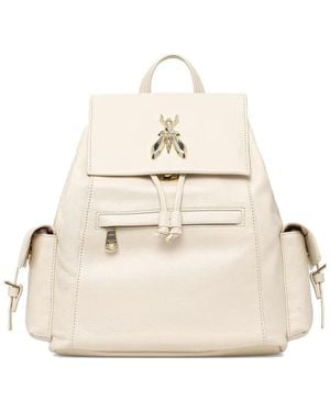 Patrizia Pepe Fly Leather Backpack - Natural