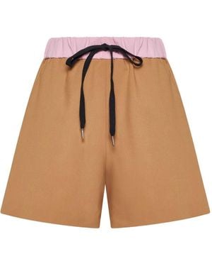 Blanca Vita シルクショートパンツ - ナチュラル