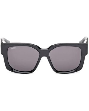 Max Mara Eyewear Lunettes De Soleil À Monture Géométrique - Gris