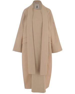 By Malene Birger Wrap-Detail Coat - Natural