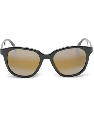 Vuarnet Oval-Frame Sunglasses - Black