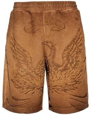 DIESEL P-Crowde Shorts - Brown